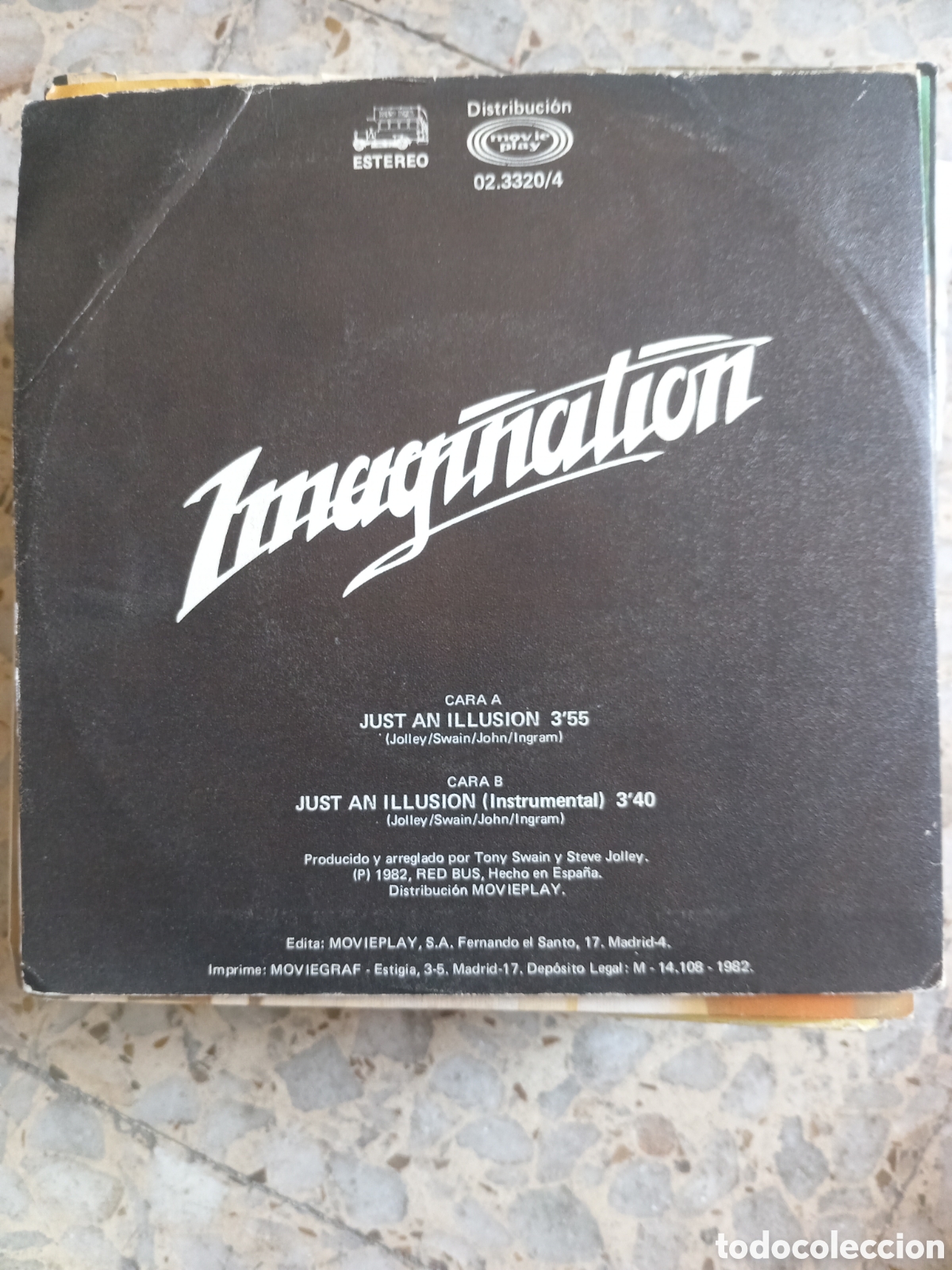 Discos de vinilo: SGL IMAGINATION JUST AN ILLUSION 1982 - Foto 2