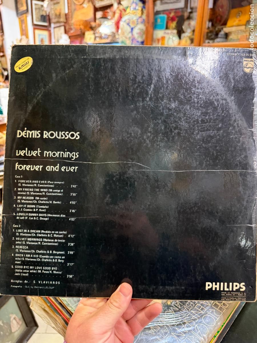 Discos de vinilo: LP DEMIS ROUSSOS - FOREVER AND EVER - Foto 2
