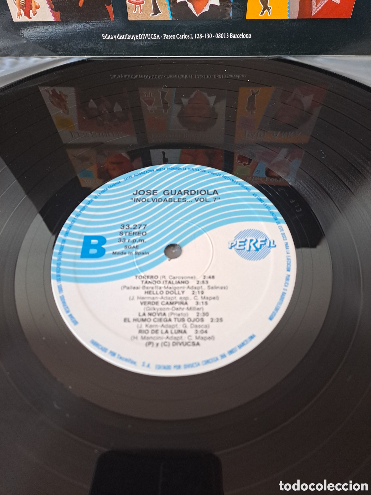 Discos de vinilo: Jose Guardiola &lrm;&ndash; Inolvidables ... Vol 7 - Foto 3