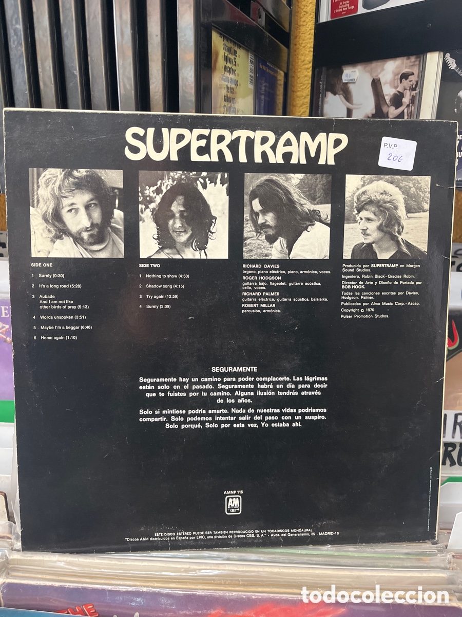 Discos de vinilo: supertramp supertramp - Foto 2