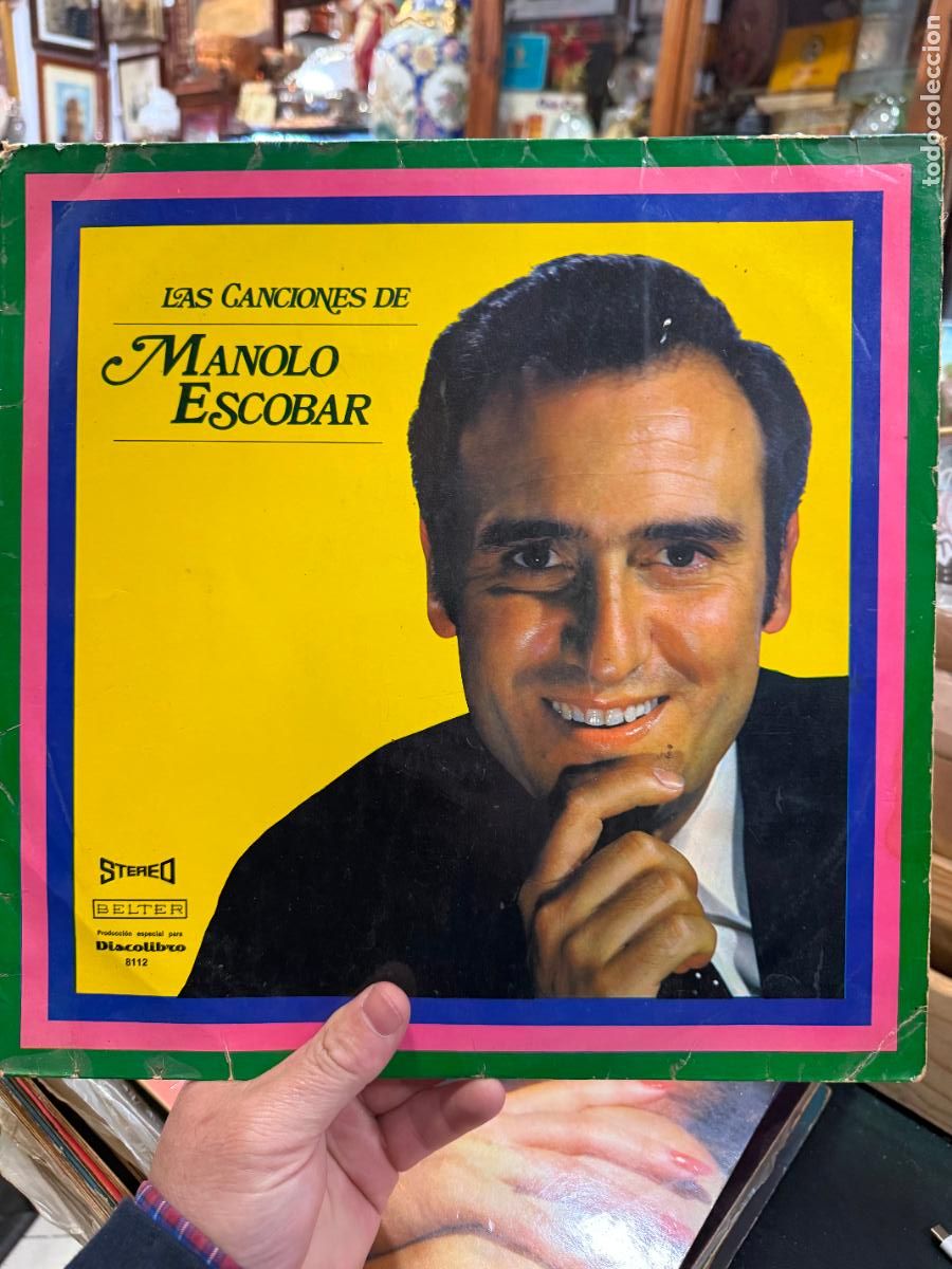 Discos de vinilo: LP LAS CANCIONES DE MANOLO ESCOBAR - Foto 1