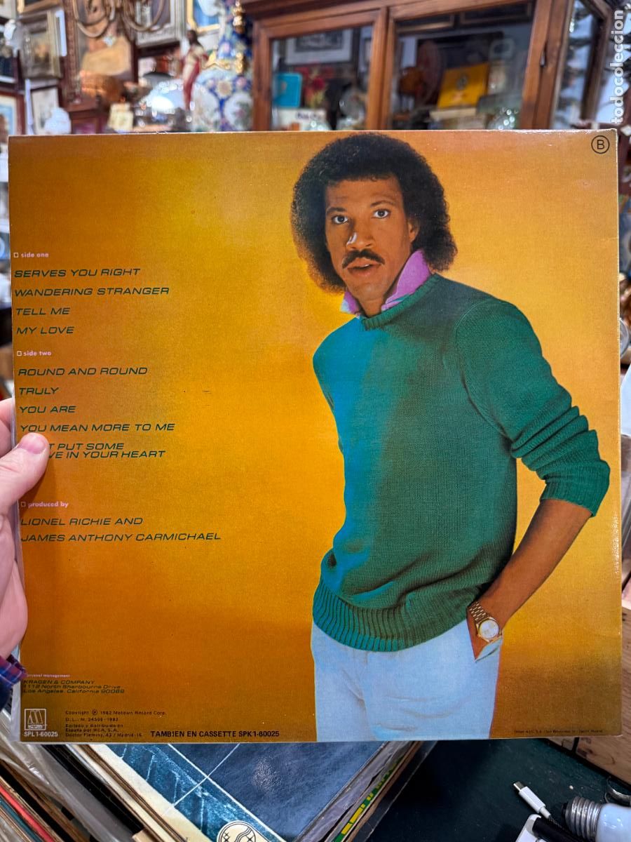 Discos de vinilo: LP LIONEL RICHIE --- - Foto 2