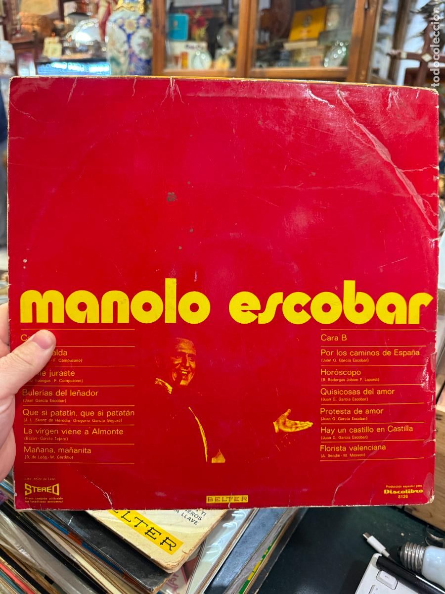 Discos de vinilo: LP MANOLO ESCOBAR -- - Foto 2