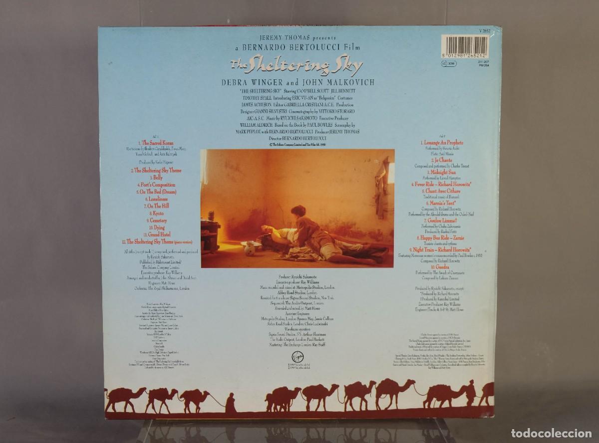 Discos de vinilo: DISCO VINILO LP - BSO THE STELTERING SKY - EL CIELO PROTECTOR - Foto 2