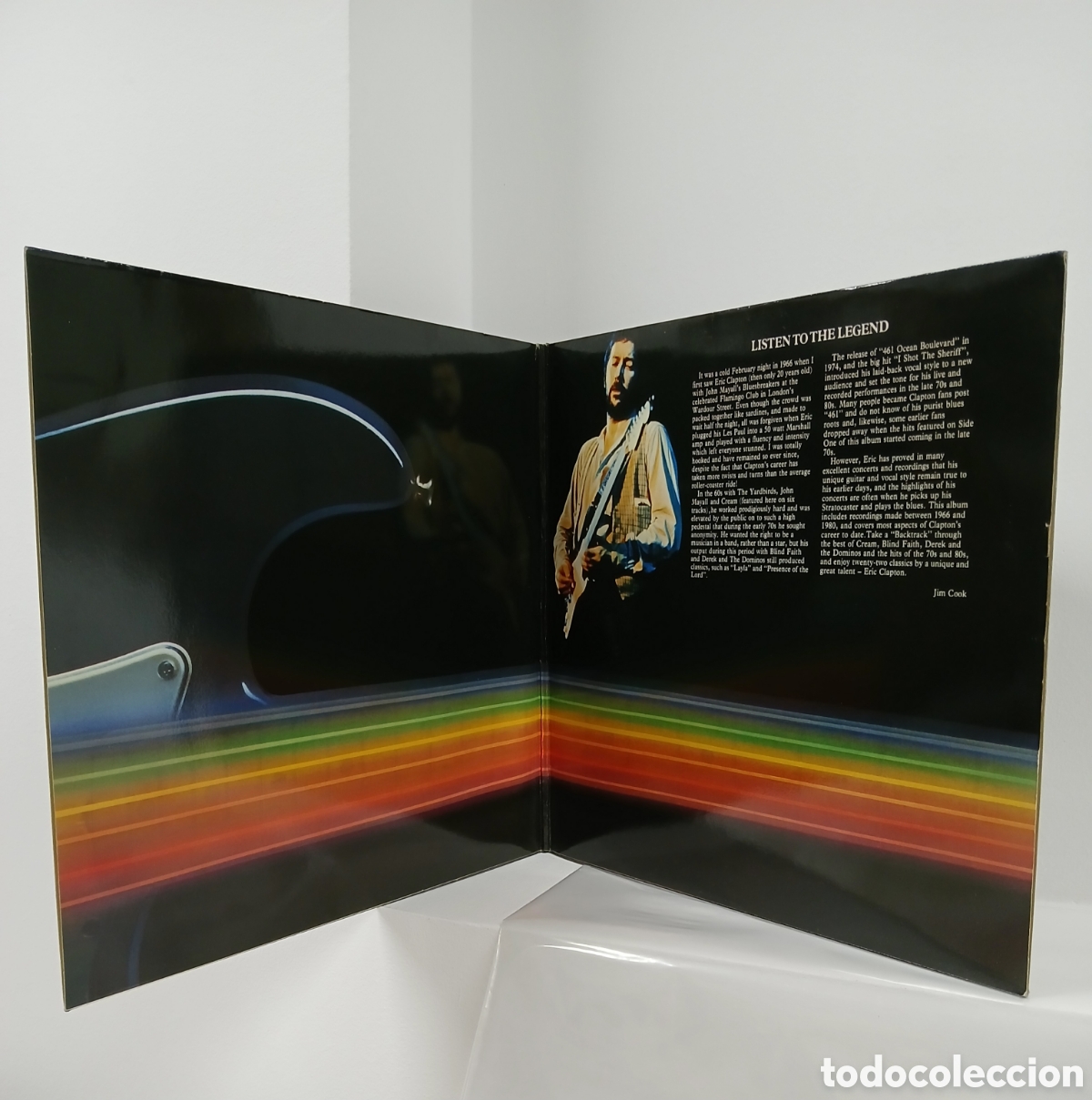 Discos de vinilo: ERIC CLAPTON &rdquo;BACKTRACKIN&rdquo; DOBLE LP. COMP. GATEFOLD. GERMANY. 1984 (VG++) - Foto 3
