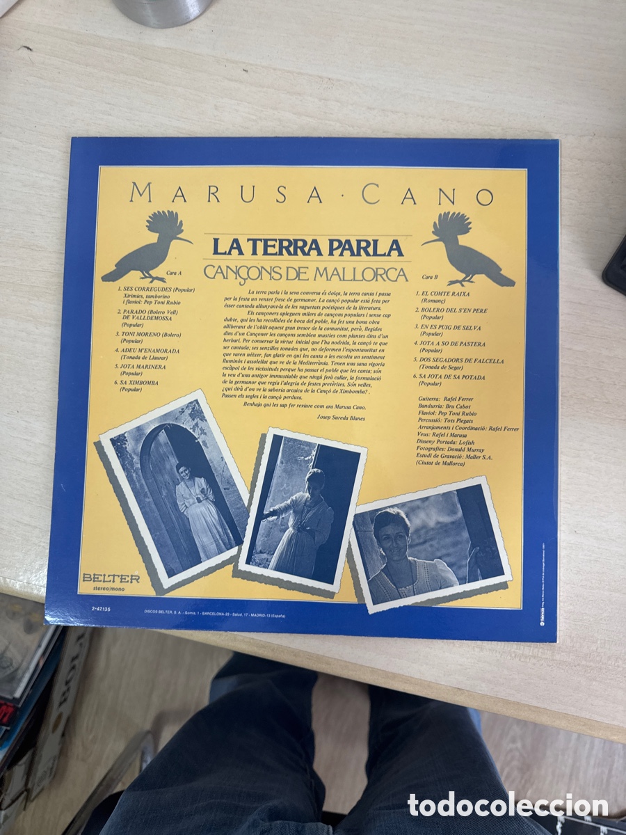 Discos de vinilo: DISCO VINILO MARUSA CANO LA TERRA PARLA 1981 - Foto 4