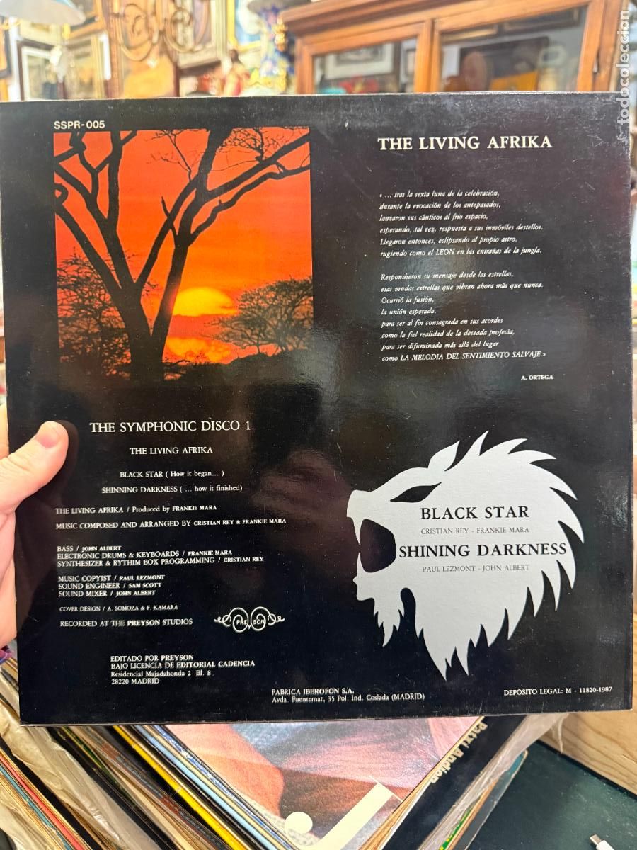 Discos de vinilo: LP THE LIVING AFRIKA - Foto 2