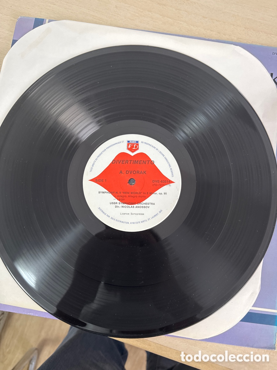 Discos de vinilo: DISCO VINILO SYMPHONY NUMERO 9 NEW WORLD A. DVORAK - Foto 2
