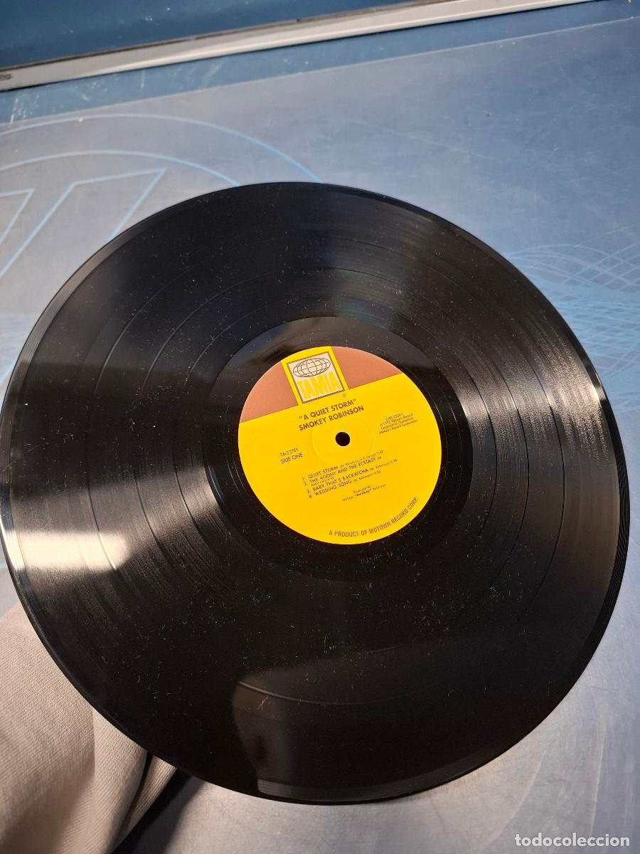 Discos de vinilo: Disco, LP, Smokey Robinson, A Quiet Storm - Foto 3