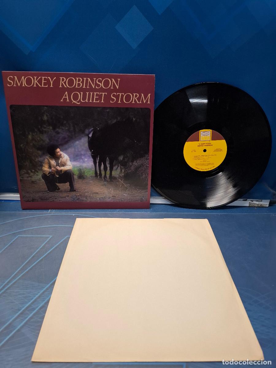 Discos de vinilo: Disco, LP, Smokey Robinson, A Quiet Storm - Foto 4