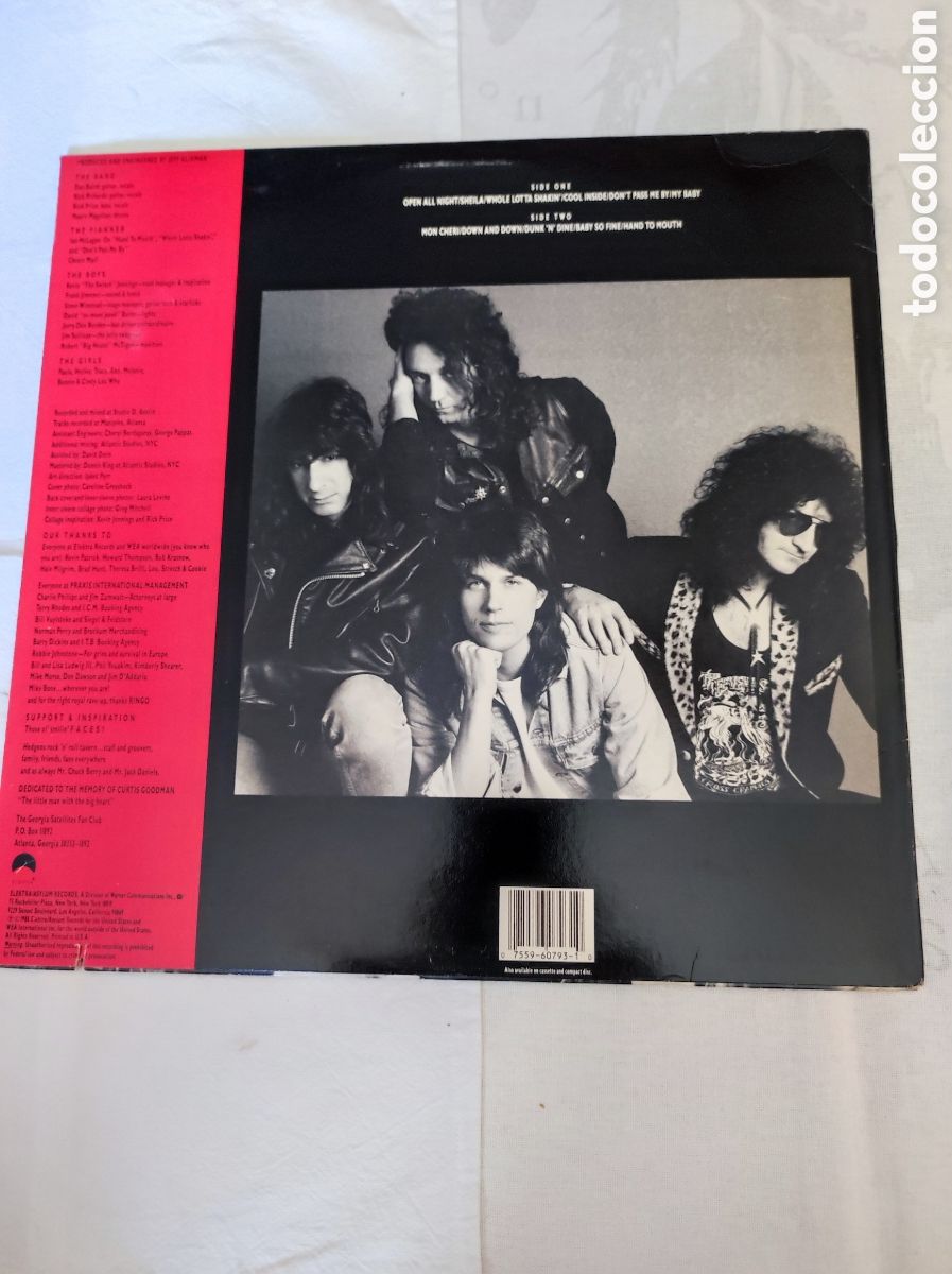 Discos de vinilo: GEORGIA SATELLITES - OPEN ALL NIGHT - Foto 2
