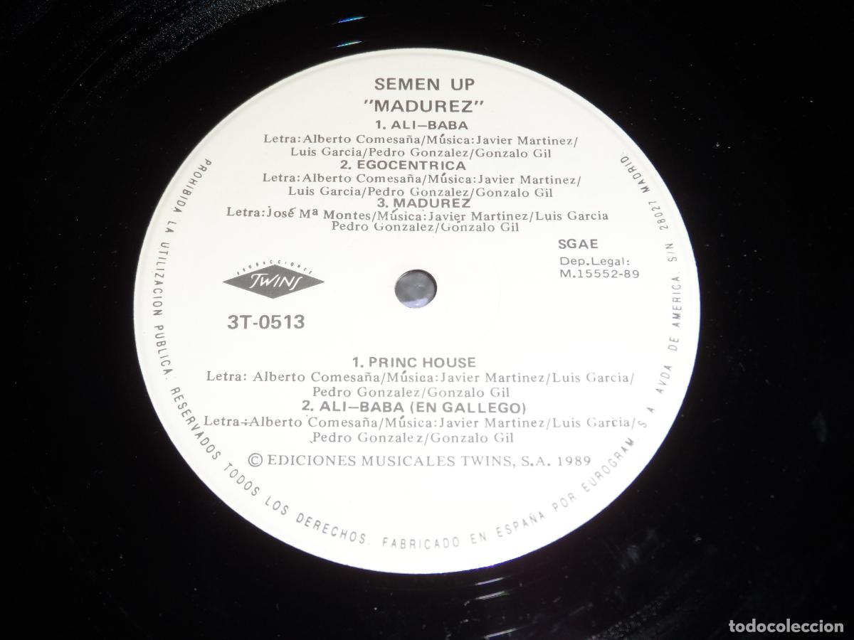 Discos de vinilo: SEMEN UP - MADUREZ (SPAIN 1989) - Foto 3