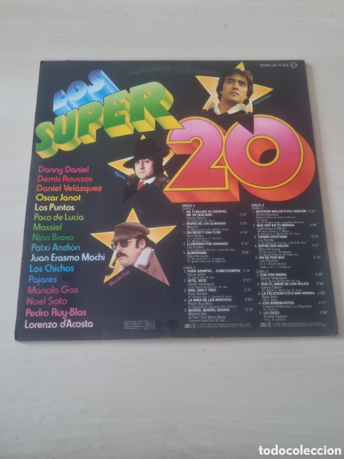 Discos de vinilo: VIN7183 los super 20 VINILO SEGUNDAMANO - Foto 2