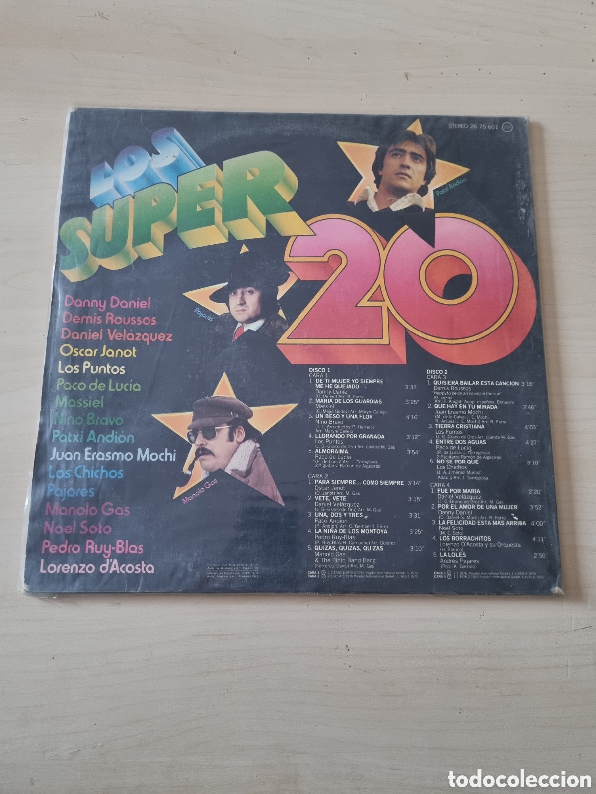 Discos de vinilo: VIN7193 los super 20 VINILO SEGUNDAMANO - Foto 2