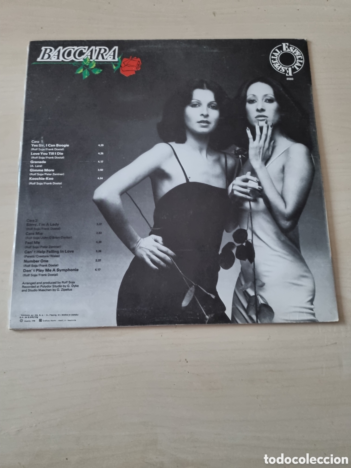 Discos de vinilo: VIN7196 baccara VINILO SEGUNDAMANO - Foto 2