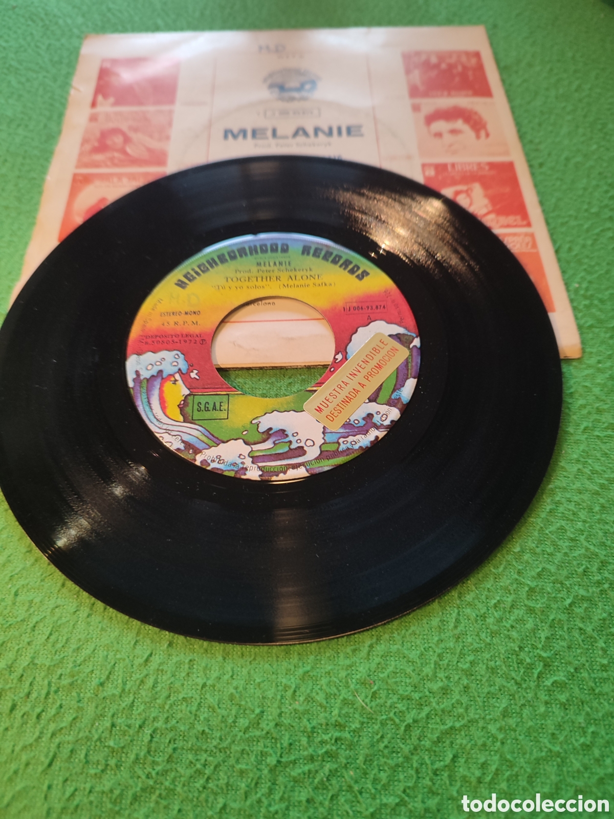 Discos de vinilo: Melanie - Together alone / Summer weawing - Foto 3