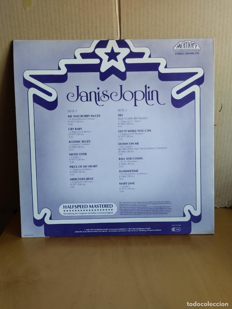 Discos de vinilo: JANIS JOPLIN ----- STARSOUND COLLECTION - Foto 2