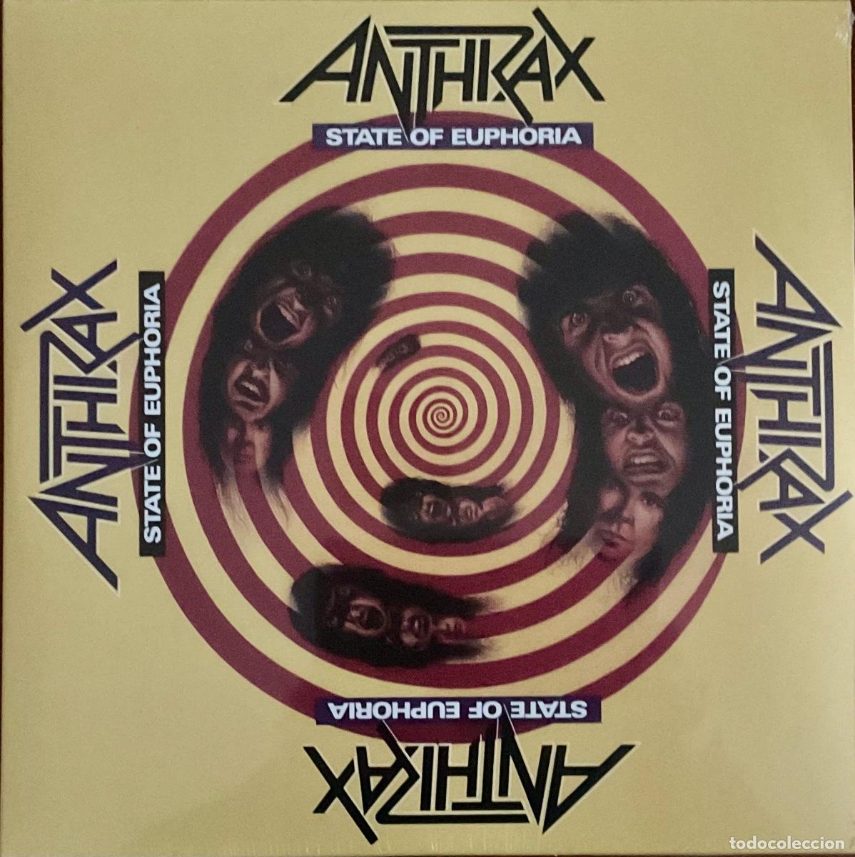 Discos de vinilo: ANTHRAX - STATE OF EUPHORIA - Foto 1