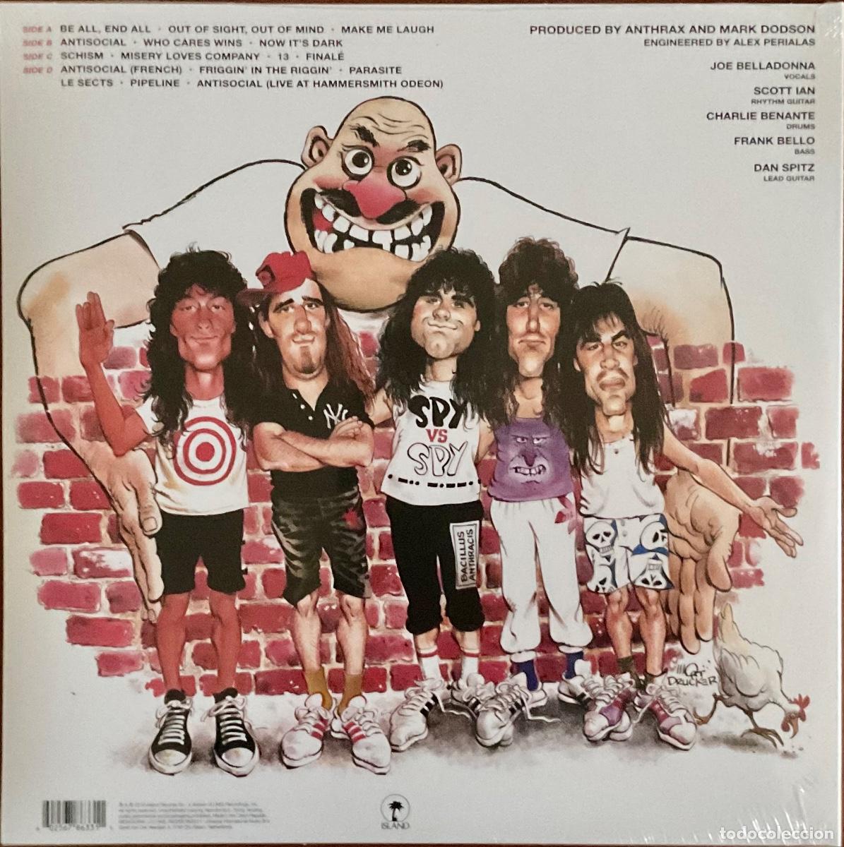 Discos de vinilo: ANTHRAX - STATE OF EUPHORIA - Foto 2