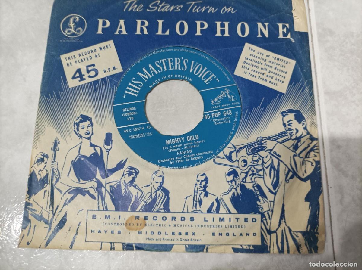Discos de vinilo: Fabian single original - Foto 2