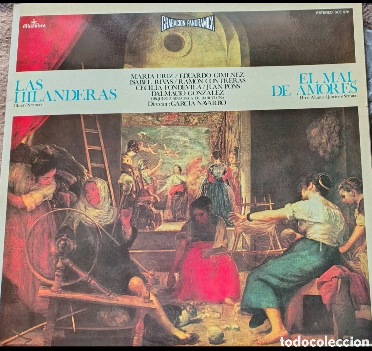 Discos de vinilo: Las hilanderas / El mal de amores - Foto 1