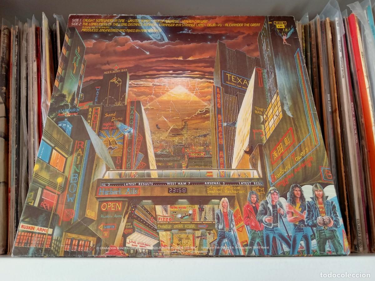 Discos de vinilo: Iron Maiden &lrm;&ndash; Somewhere In Time - lp Spain 1986 - Foto 2