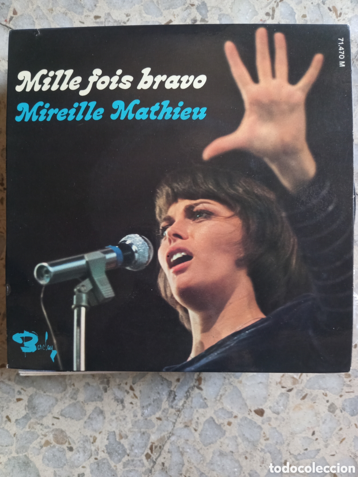 Discos de vinilo: EP MIREILLE MATHIEU MILLE FOIS BRAVO 1971 FRANCIA - Foto 1