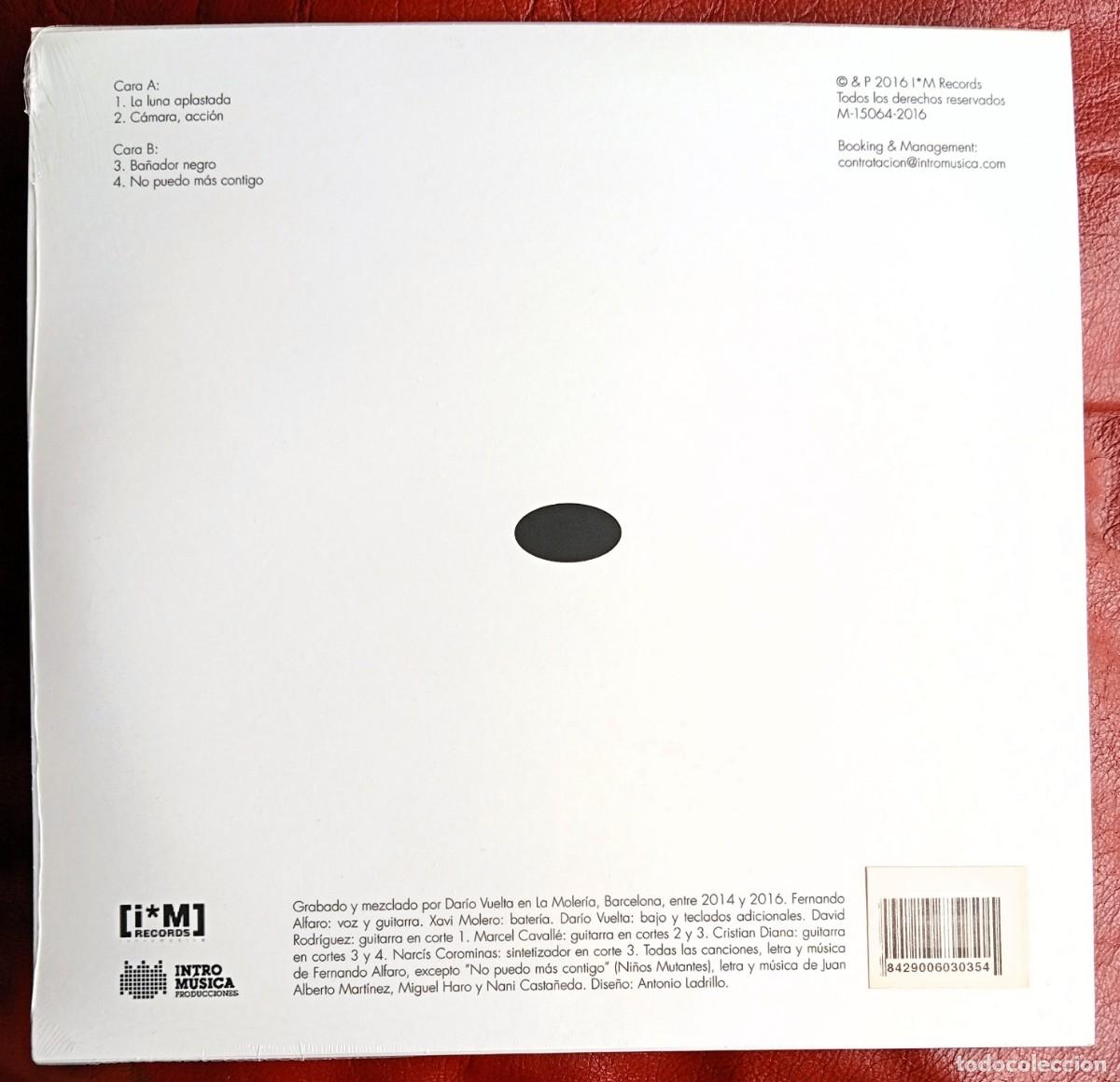 Discos de vinilo: FERNANDO ALFARO - LA LUNA APLASTADA 10&rdquo; EP. - Foto 2