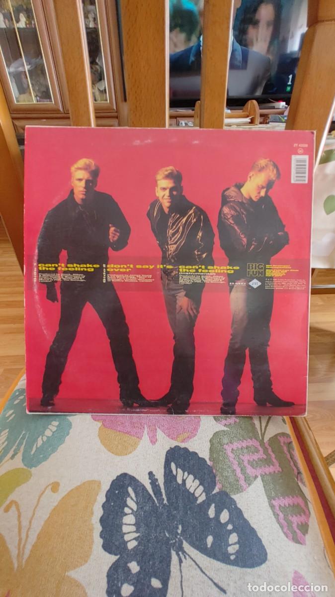 Discos de vinilo: BIG FUN-MAXI CAN`T SHAKE THE FEELIN - Foto 2