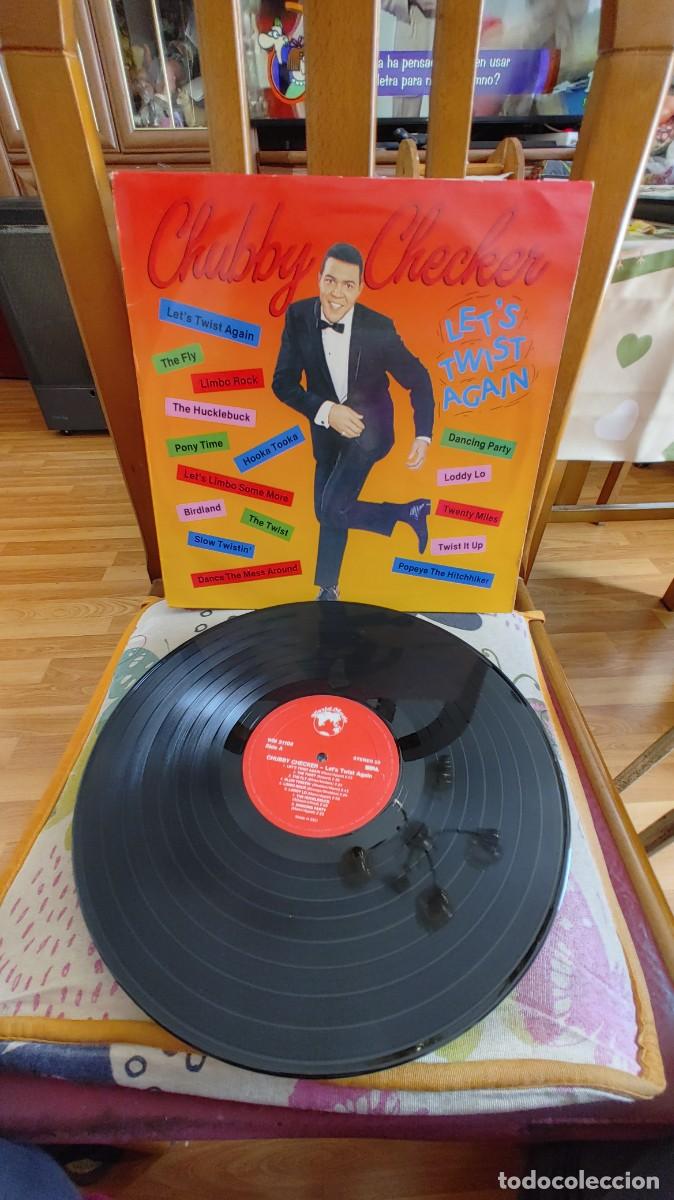 Discos de vinilo: CHUBBY CHECKER-LP LET`S TWIST AGAIN - Foto 1