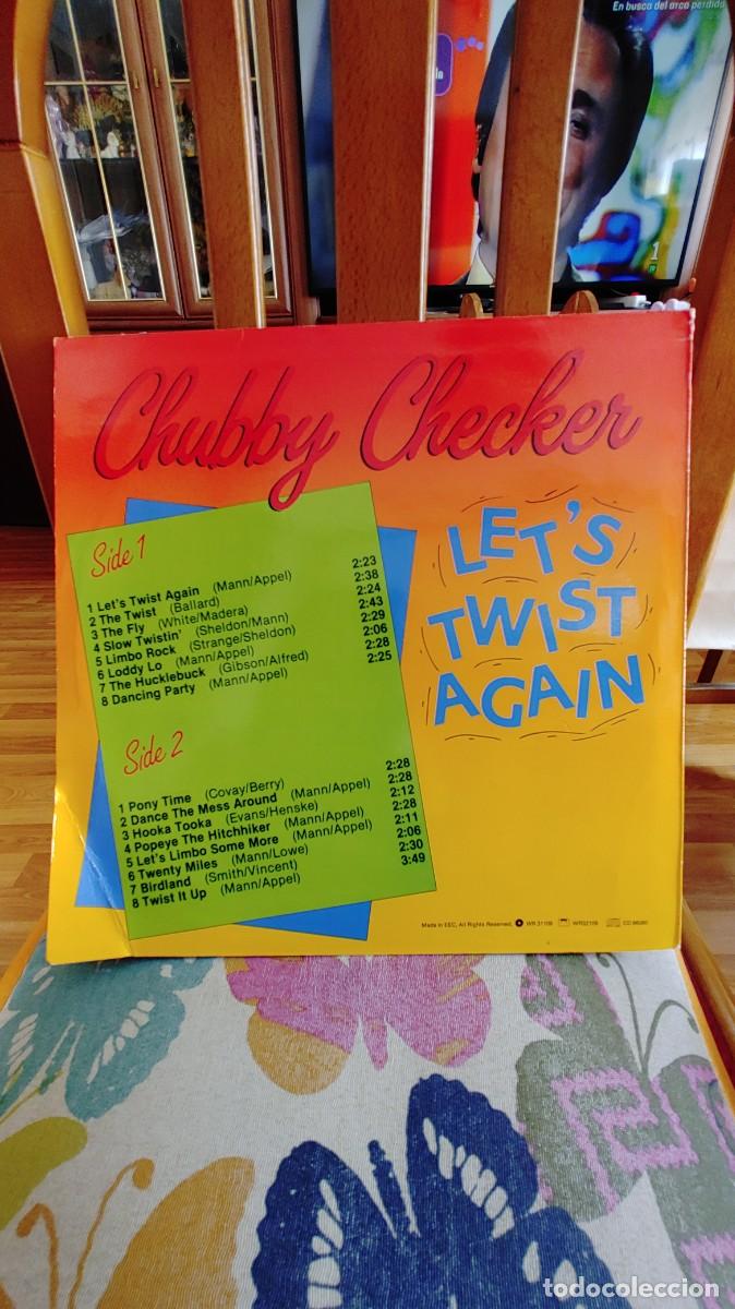 Discos de vinilo: CHUBBY CHECKER-LP LET`S TWIST AGAIN - Foto 2