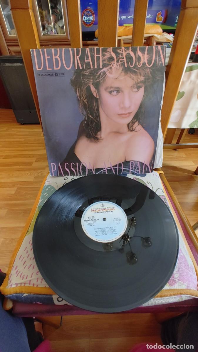 Discos de vinilo: DEBORAH SASSON-MAXI PASSION AND PAIN - Foto 1