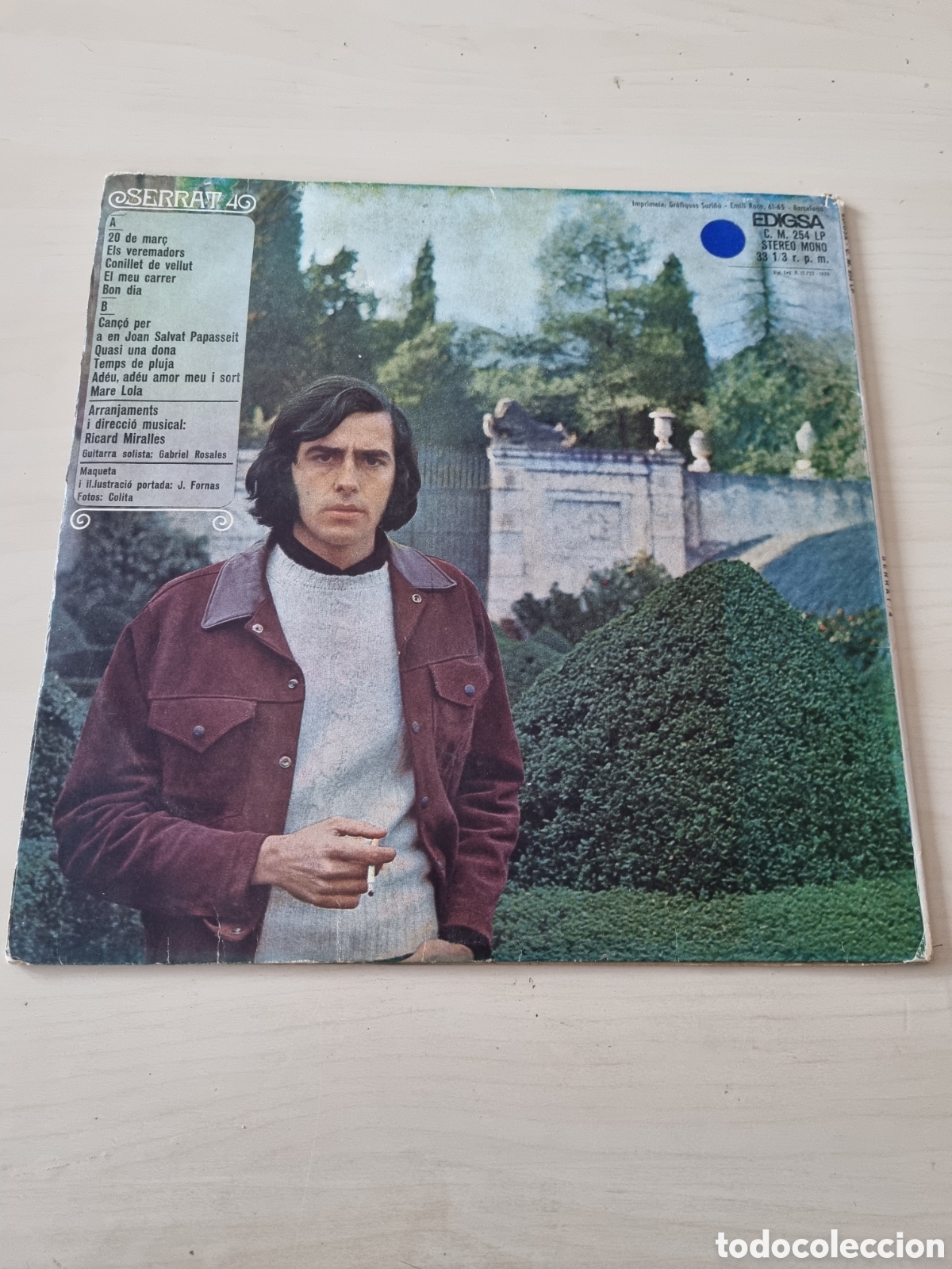 Discos de vinilo: VIN7285 serrat 4 VINILO SEGUNDAMANO - Foto 2