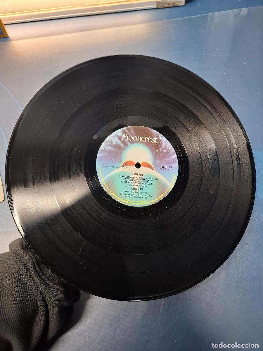 Discos de vinilo: Disco, LP, Nazareth, Rampant - Foto 3