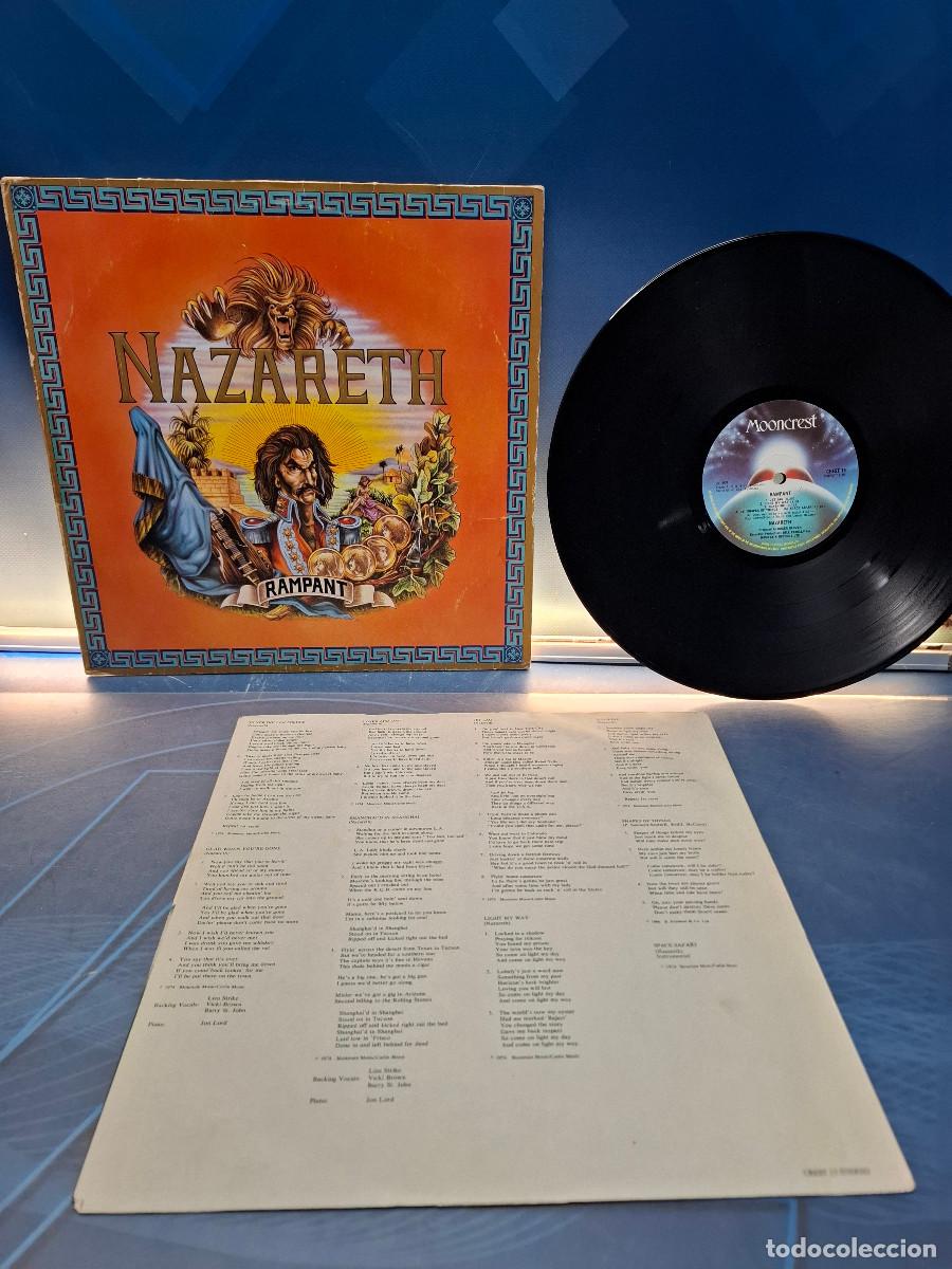 Discos de vinilo: Disco, LP, Nazareth, Rampant - Foto 4