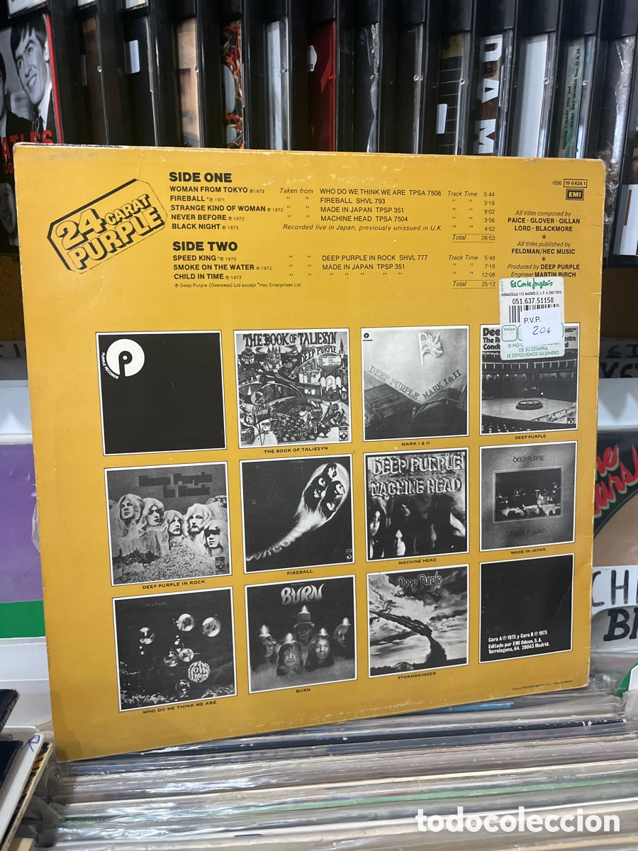 Discos de vinilo: 24 carat purple deep purple - Foto 2