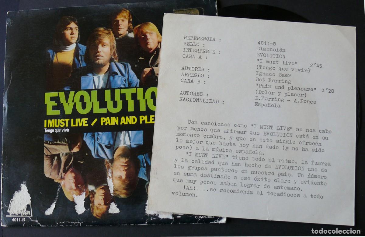 Discos de vinilo: Evolution. I Must Live - Pain And Pleasure - Foto 1