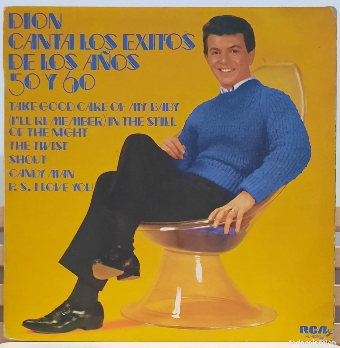 Discos de vinilo: DION &middot;&middot;&middot; Canta Los &Eacute;xitos De Los A&ntilde;os 50 Y 60 - (LP) - Foto 1