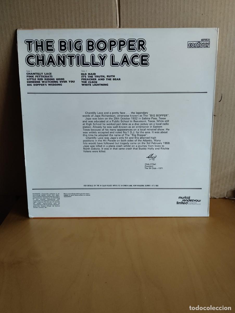 Discos de vinilo: THE BIG BOPPER ---- CHANTILLY LACE - Foto 2