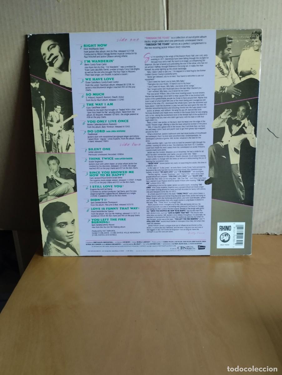 Discos de vinilo: JACKIE WILSON ----- THROUGH THE YEARS - Foto 2