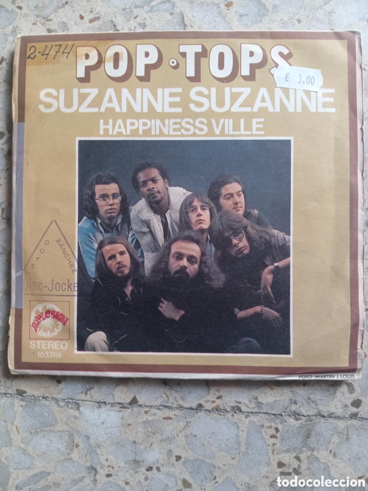 Discos de vinilo: SGL POP TOPS SUZANNE SUZANNE 1972 - Foto 1