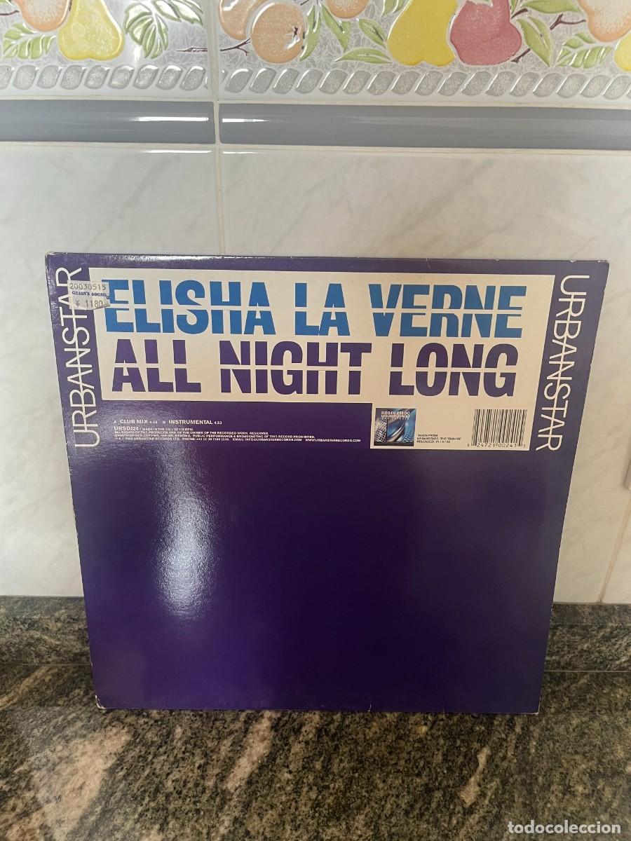 Discos de vinilo: Elisha La Verne All Night Long - Foto 1