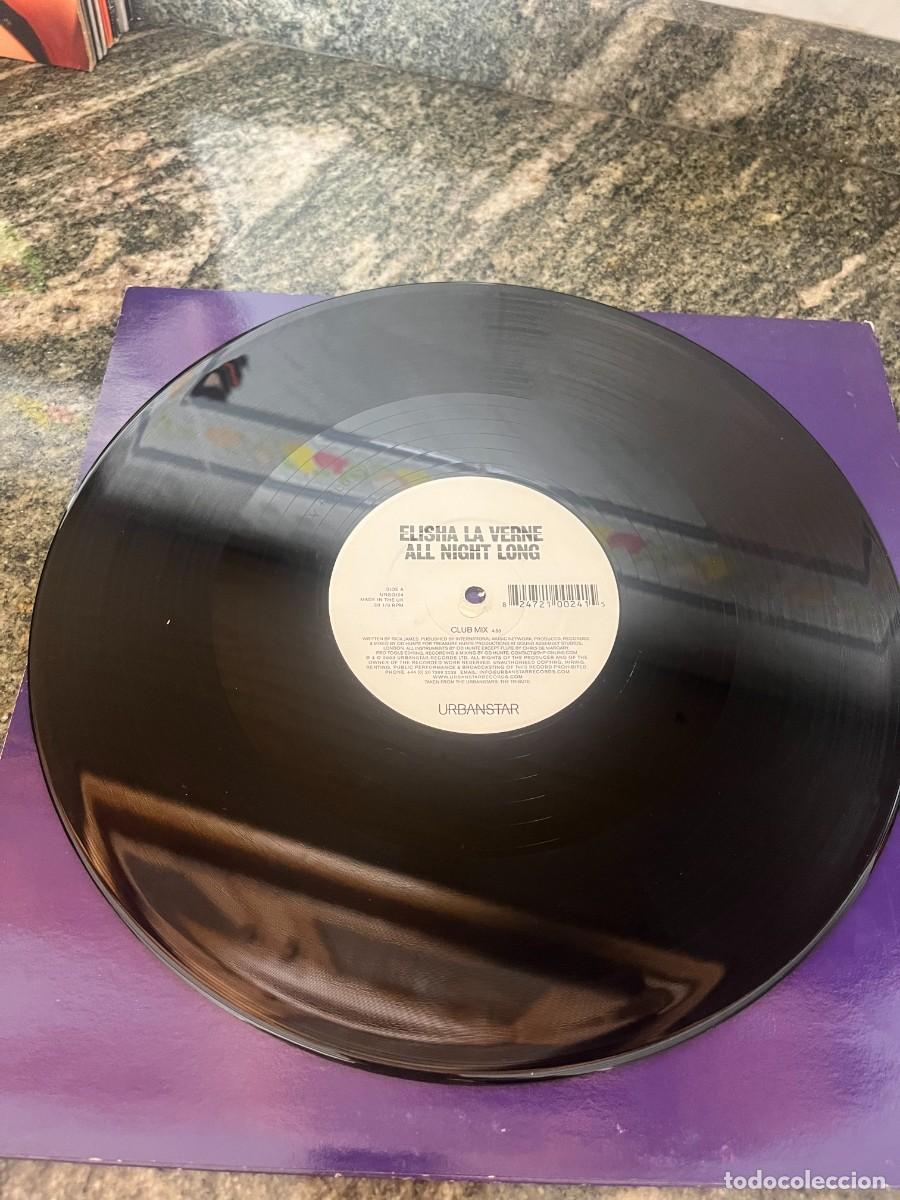 Discos de vinilo: Elisha La Verne All Night Long - Foto 3
