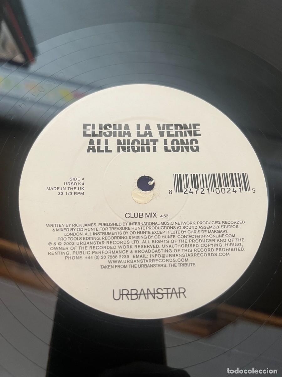 Discos de vinilo: Elisha La Verne All Night Long - Foto 4
