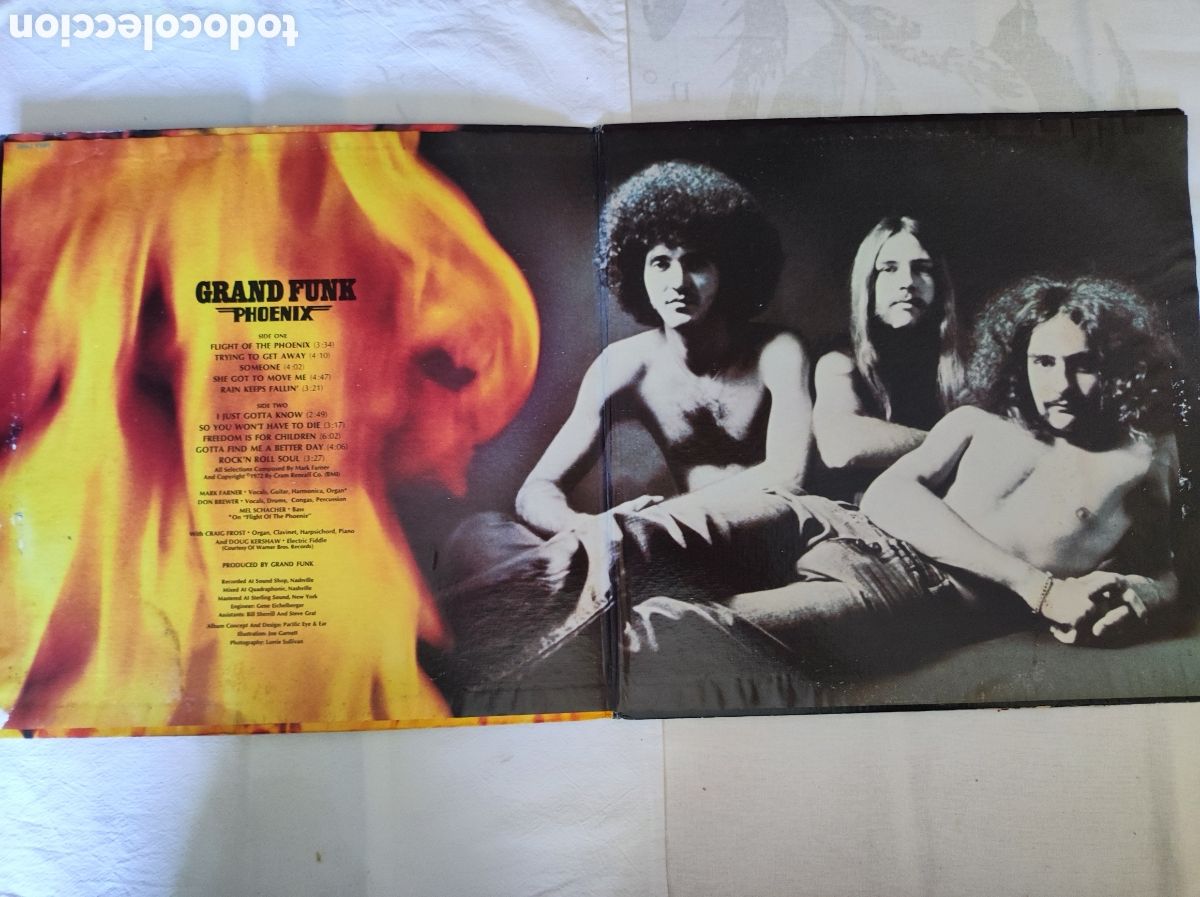 Discos de vinilo: GRAND FUNK RAILROAD - PHOENIX - Foto 3