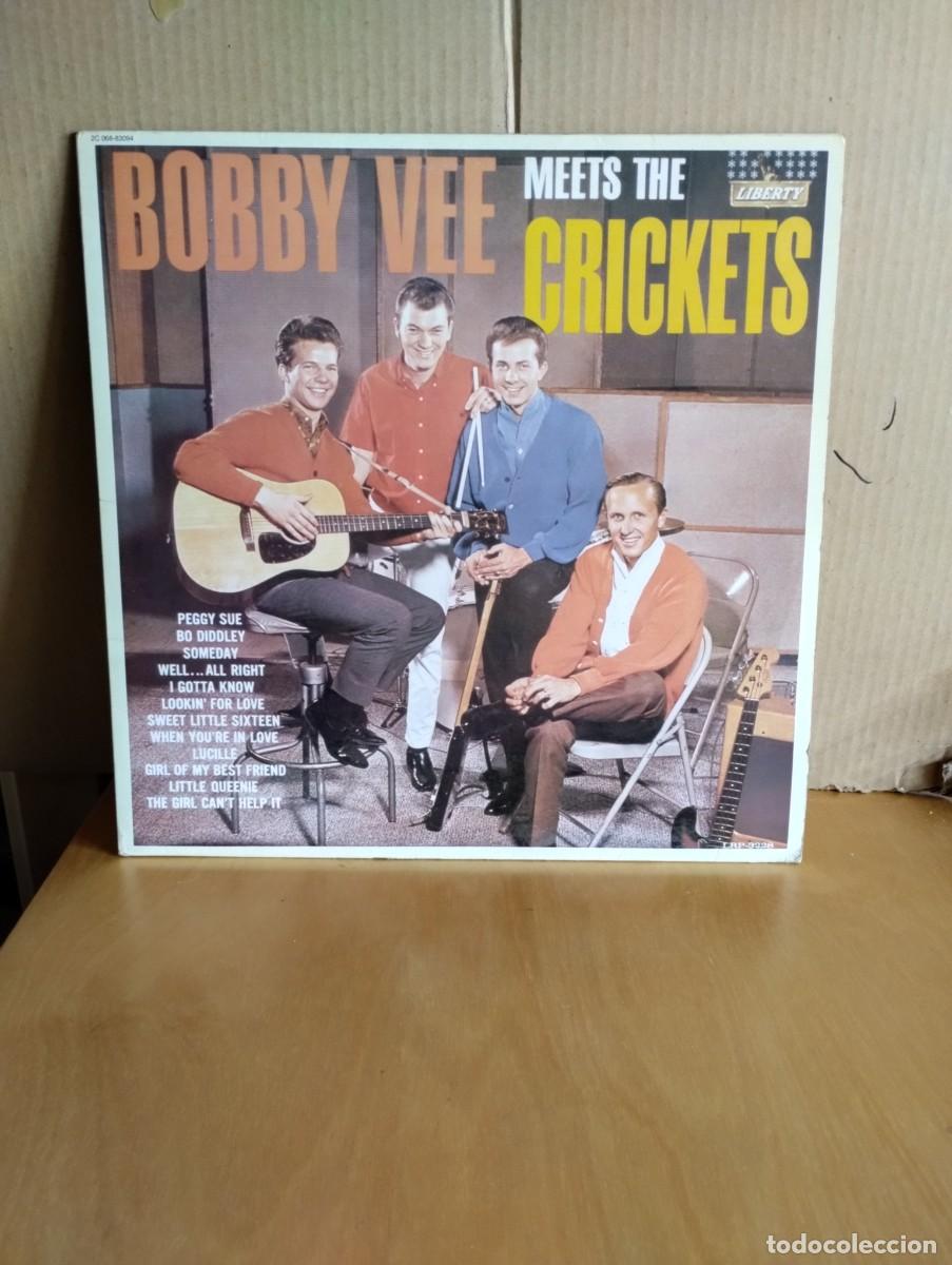 Discos de vinilo: BOBBY VEE ----- MEETS THE CRICKETS - Foto 1