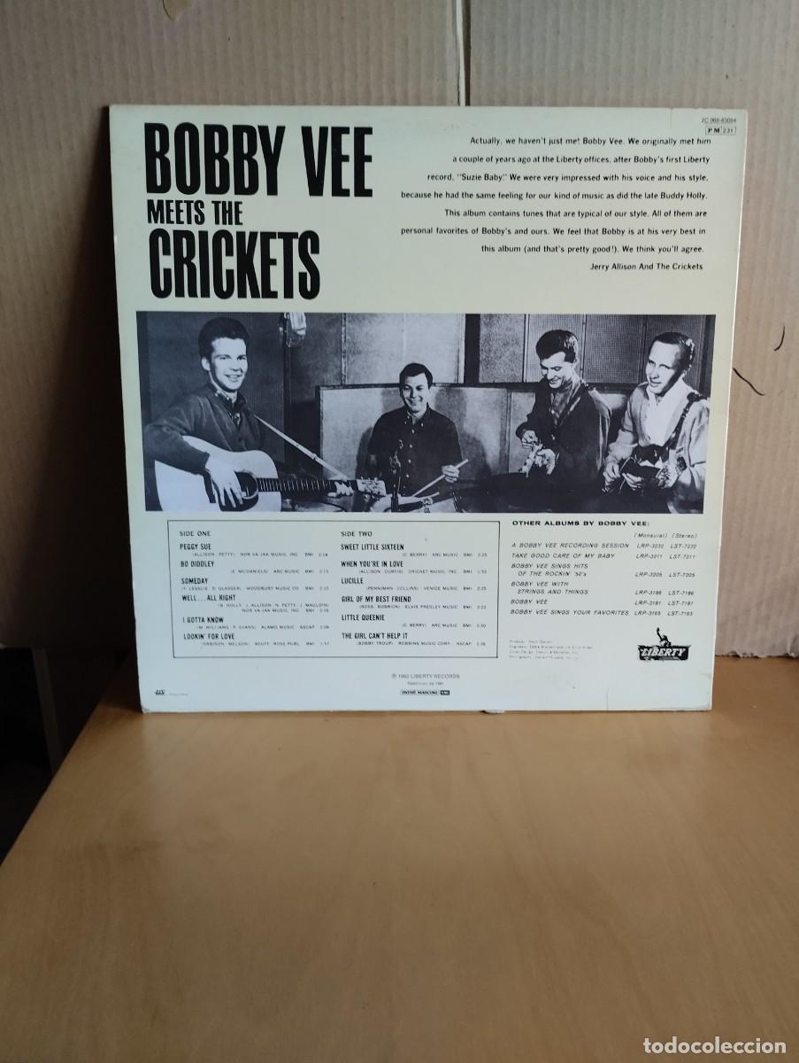 Discos de vinilo: BOBBY VEE ----- MEETS THE CRICKETS - Foto 2