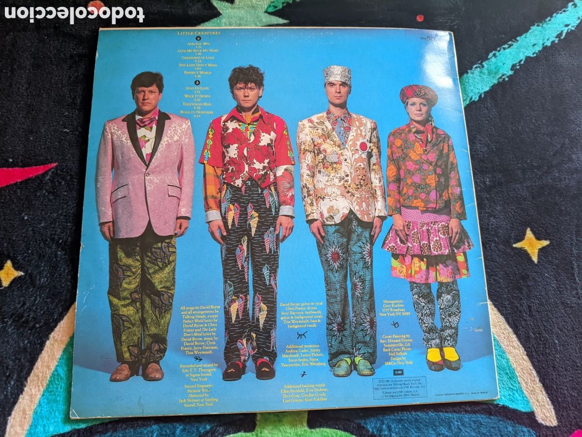 Discos de vinilo: // Talking Heads &ndash; Little Creatures - EMI Espa&ntilde;a 1985 - Foto 2