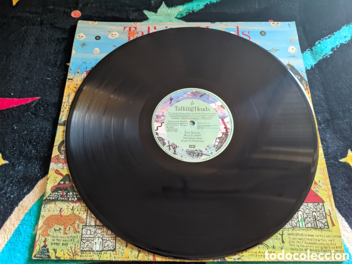 Discos de vinilo: // Talking Heads &ndash; Little Creatures - EMI Espa&ntilde;a 1985 - Foto 4