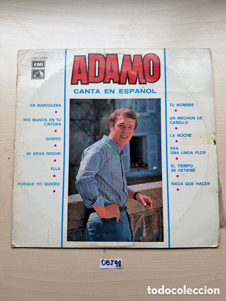 Discos de vinilo: Disco de vinilo adamo - Foto 1